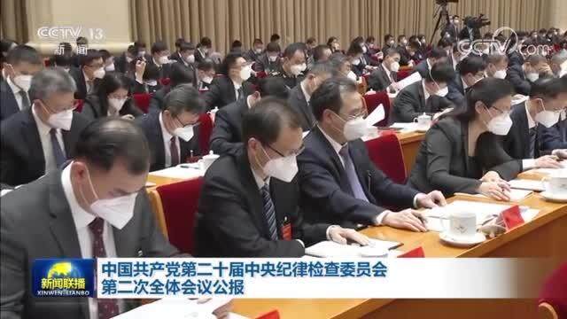 中国共产党第二十届中央纪律检查委员会第四次全体会议公报