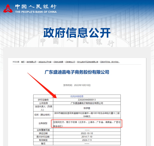 盛迪嘉支付被罚737万元 涉及违反商户管理规定等五项违法行为